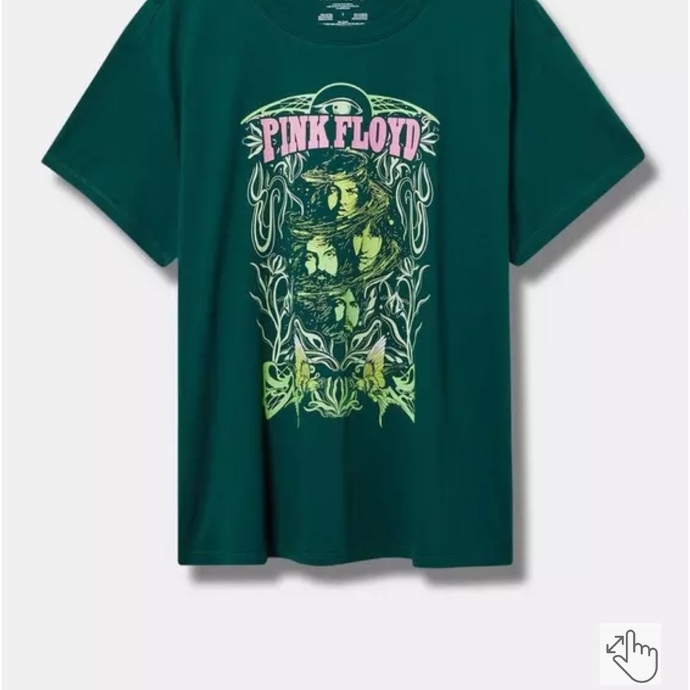 Pink Floyd Green Short Sleeve Tee - TORRID 00. Very oversized more like XXL